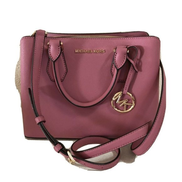 Michael Kors Handbags - Michael Kors Medium Camille Saffiano Leather Satch